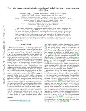 PDF Document Cover - Coercivity Enhancement of SLS NdFeB Magnets via Grain Boundary Infiltration
