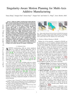 PDF Document Cover - Singularity-Aware Motion Planning for Multi-Axis Additive Manufacturing